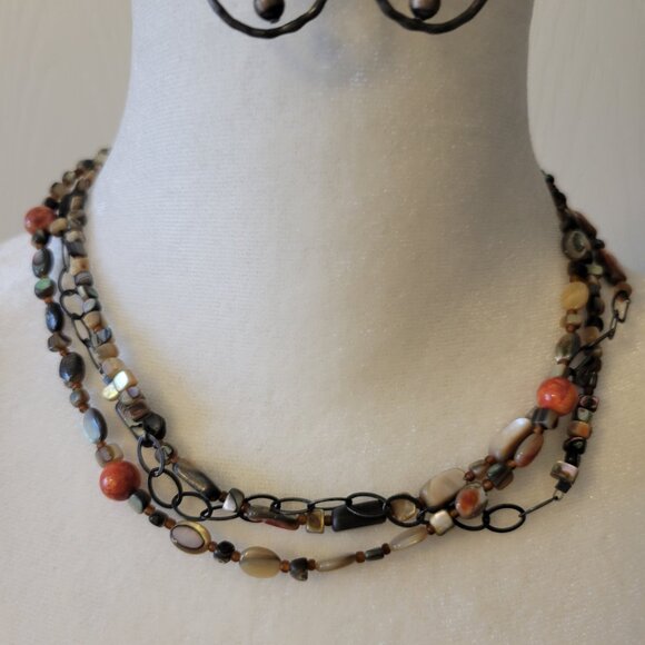 Silpada Fiesta Fun Necklace, Earrings & Stretch Bracelets - Picture 3 of 6